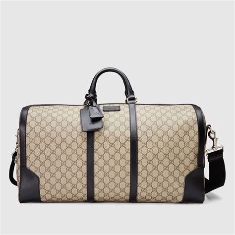 replica gucci mens duffle bag|luxury black duffle bag men's.